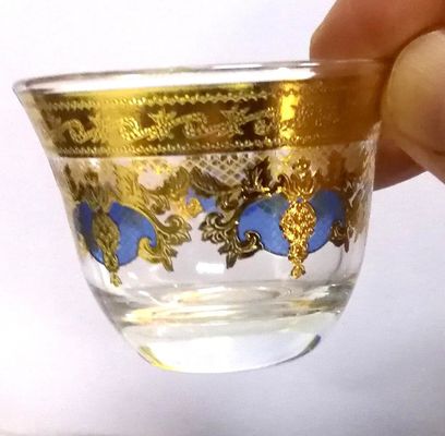 jakość High End Luxury Gold Decal Decorated Tumbler Drinking Glasses fabryka