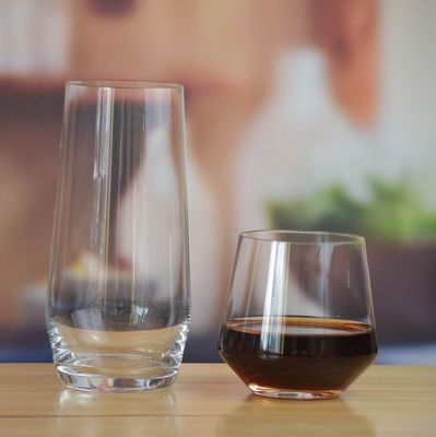 jakość Stemless 20 Ounce Glass Tumbler For Ice Tea fabryka