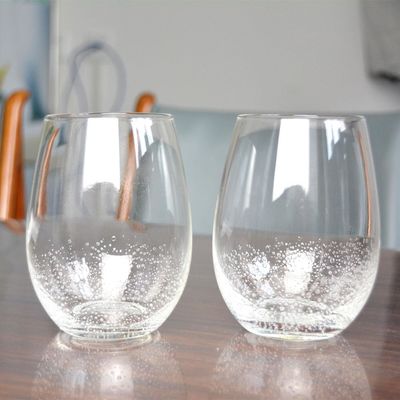 jakość 500ml Transparent Stemless Whiskey Tumbler Glasses , Wine Glass Tumbler fabryka