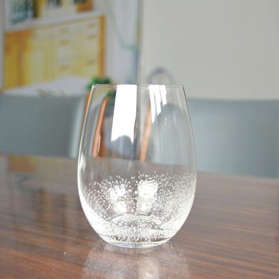jakość 500ml Transparent Stemless Whiskey Tumbler Glasses , Wine Glass Tumbler fabryka