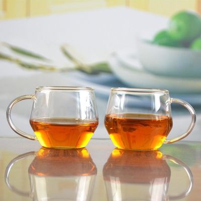 jakość Borosilicate Heat Resistant Tea Glass Mug With Handle fabryka