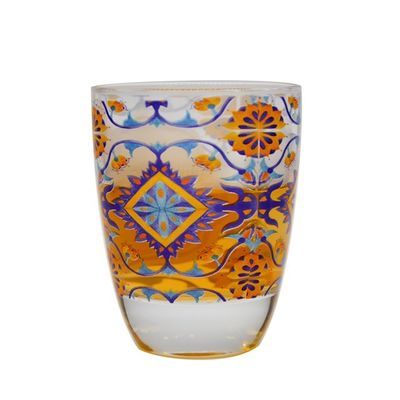 jakość Heavy Duty Tumbler Drinking Glasses With Decorated Pattern fabryka