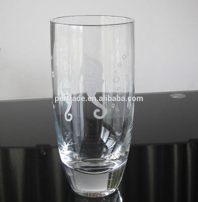 jakość Heavy Duty Tumbler Drinking Glasses With Decorated Pattern fabryka