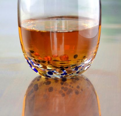 jakość Red Stars Bottomed Creative Macadam Tumbler Drinking Glasses fabryka