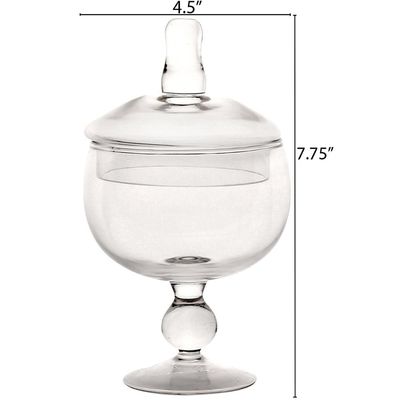 jakość Multipurpose Set Of 3 Clear Glass Jars For Kitchen fabryka