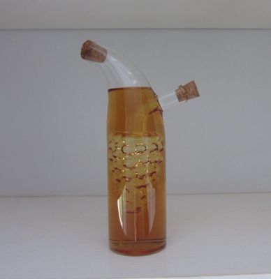 jakość Double Layer Grape Shape Glass Canister With Lid For Oil fabryka