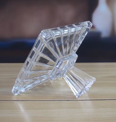 jakość Square Optic Stripes Glass Storage Jars For Candy fabryka