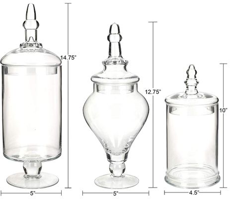 jakość Bird Handle Glass Canister With Lid fabryka