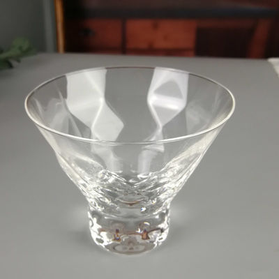 jakość Lead Free Crystal Cocktail Glasses With Optical Diamonds Design fabryka