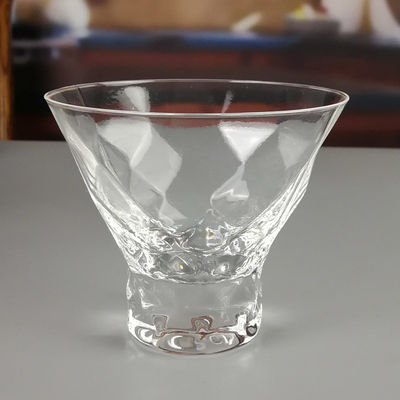 jakość Lead Free Crystal Cocktail Glasses With Optical Diamonds Design fabryka