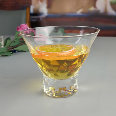 jakość Lead Free Crystal Cocktail Glasses With Optical Diamonds Design fabryka