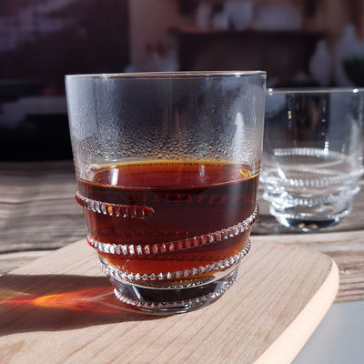 jakość Creative Hemp Rope Winding Tumbler Drinking Glasses Lead Free fabryka