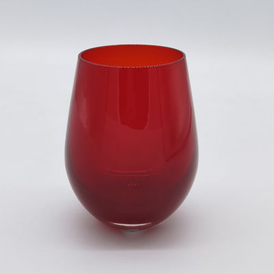 jakość Lead Free Stemless Crystal Wine Glass Handblown 550ml fabryka
