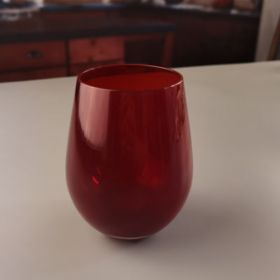 jakość Lead Free Stemless Crystal Wine Glass Handblown 550ml fabryka
