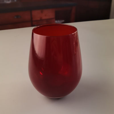 jakość Lead Free Stemless Crystal Wine Glass Handblown 550ml fabryka