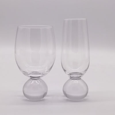 jakość Ball Stemmed Lead Free Crystal Highball Tumblers For Champagne fabryka